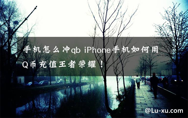 手机怎么冲qb iPhone手机如何用Q币充值王者荣耀!