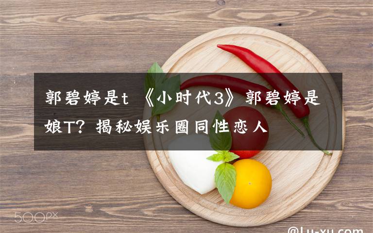 郭碧婷是t 《小时代3》郭碧婷是娘T?揭秘娱乐圈同性恋人