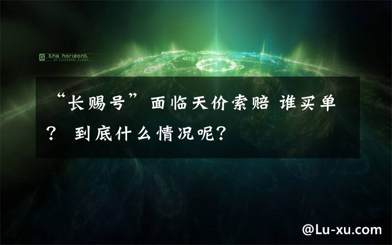 “长赐号”面临天价索赔 谁买单? 到底什么情况呢?