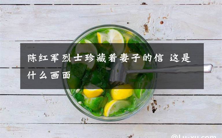 陈红军烈士珍藏着妻子的信 这是什么画面