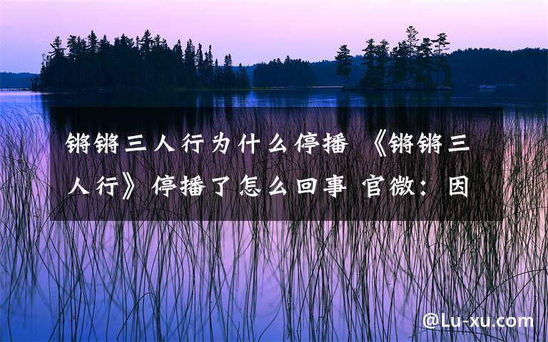 锵锵三人行为什么停播 《锵锵三人行》停播了怎么回事 官微:因公司节目调整暂时停播