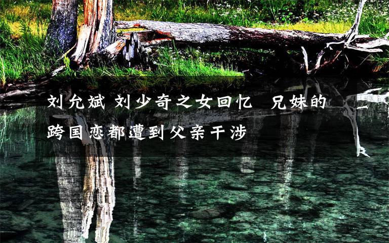 刘允斌 刘少奇之女回忆 兄妹的跨国恋都遭到父亲干涉