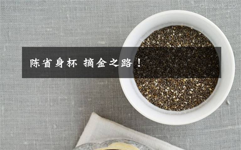 陈省身杯 摘金之路！