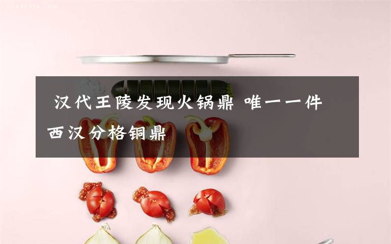  汉代王陵发现火锅鼎 唯一一件西汉分格铜鼎