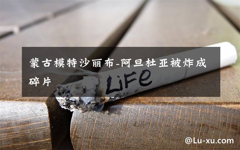 蒙古模特沙丽布-阿旦杜亚被炸成碎片