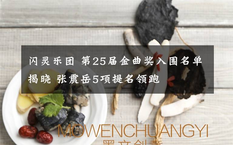 闪灵乐团 第25届金曲奖入围名单揭晓 张震岳5项提名领跑