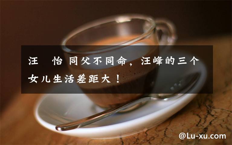 汪璟怡 同父不同命,汪峰的三个女儿生活差距大!