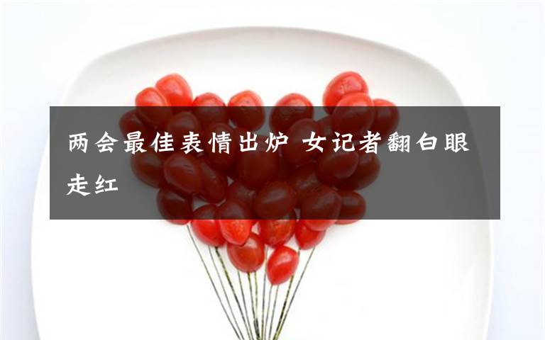 两会最佳表情出炉 女记者翻白眼走红