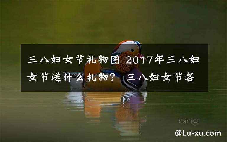 三八妇女节礼物图 2017年三八妇女节送什么礼物? 三八妇女节各类人群送礼攻略