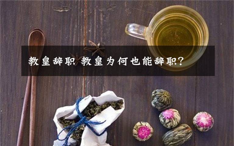 教皇辞职 教皇为何也能辞职？