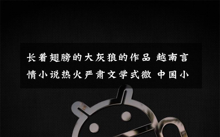 长着翅膀的大灰狼的作品 越南言情小说热火严肃文学式微 中国小说在越受禁