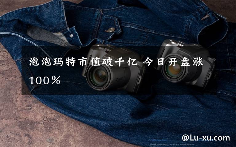 泡泡玛特市值破千亿 今日开盘涨100%