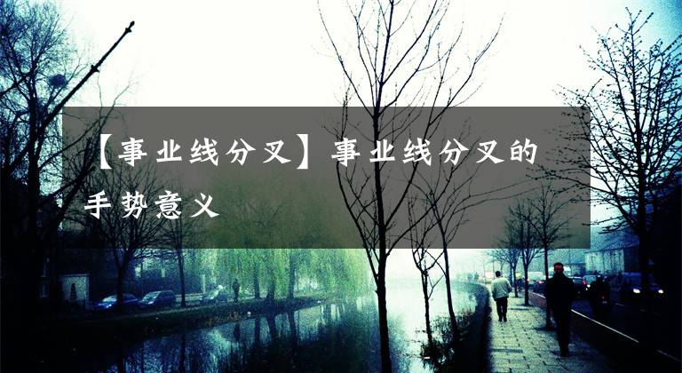 【事业线分叉】事业线分叉的手势意义