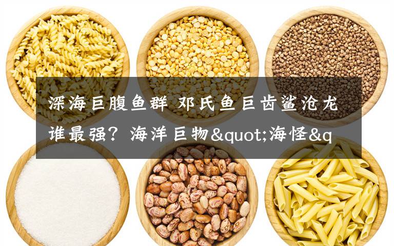 深海巨腹鱼群 邓氏鱼巨齿鲨沧龙谁最强?海洋巨物"海怪"邓氏鱼揭秘