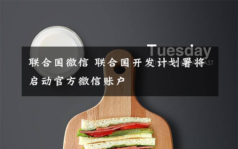 联合国微信 联合国开发计划署将启动官方微信账户