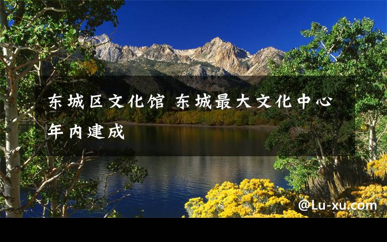 东城区文化馆 东城最大文化中心年内建成