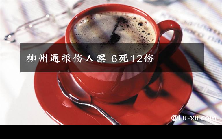 柳州通报伤人案 6死12伤