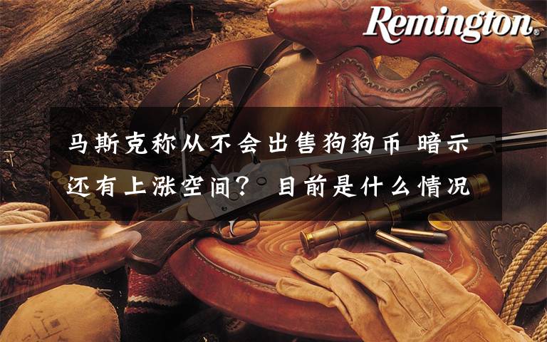 马斯克称从不会出售狗狗币 暗示还有上涨空间? 目前是什么情况?