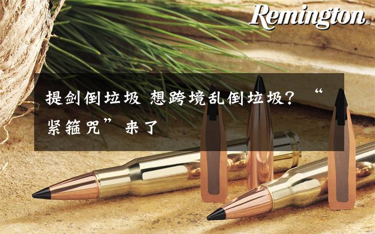 提剑倒垃圾 想跨境乱倒垃圾?“紧箍咒”来了