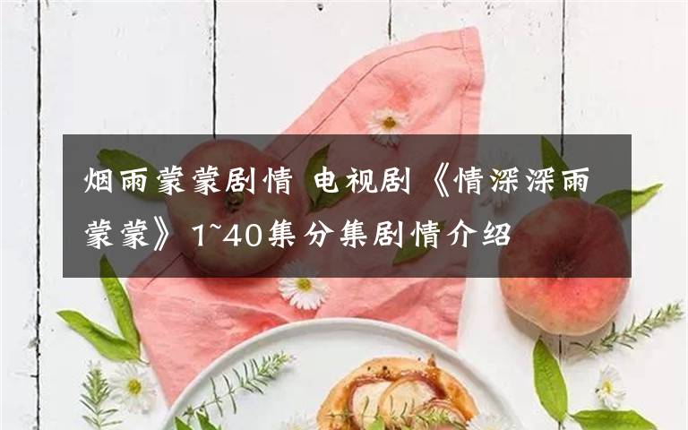 烟雨蒙蒙剧情 电视剧《情深深雨蒙蒙》1~40集分集剧情介绍