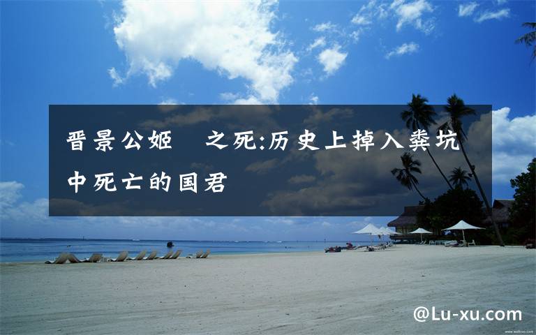 晋景公姬獳之死:历史上掉入粪坑中死亡的国君