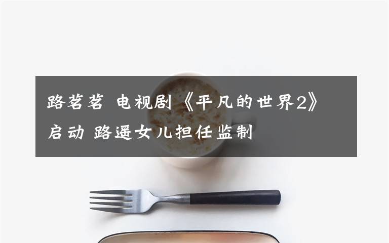 路茗茗 电视剧《平凡的世界2》启动 路遥女儿担任监制