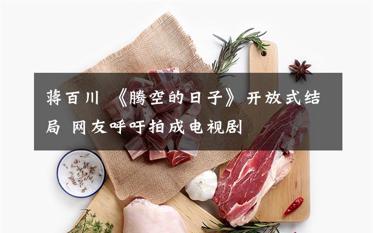 蒋百川 《腾空的日子》开放式结局 网友呼吁拍成电视剧