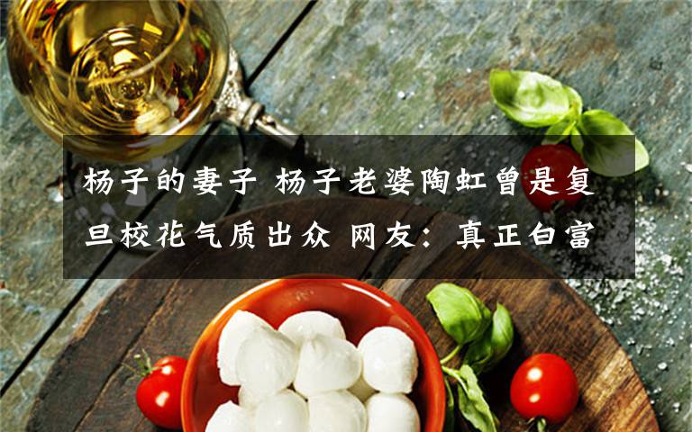 杨子的妻子 杨子老婆陶虹曾是复旦校花气质出众 网友:真正白富美