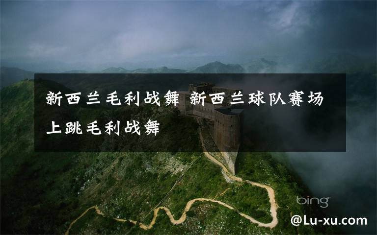 新西兰毛利战舞 新西兰球队赛场上跳毛利战舞