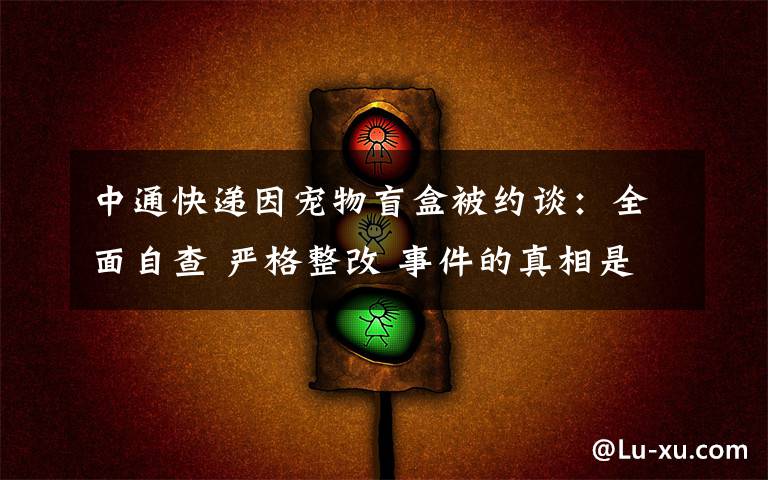 中通快递因宠物盲盒被约谈:全面自查 严格整改 事件的真相是什么?