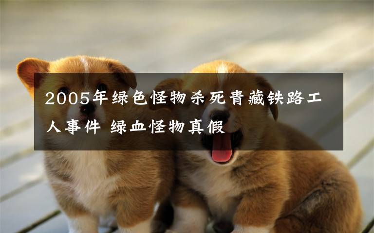 2005年绿色怪物杀死青藏铁路工人事件 绿血怪物真假