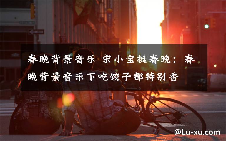 春晚背景音乐 宋小宝挺春晚:春晚背景音乐下吃饺子都特别香