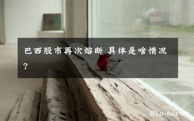 巴西股市再次熔断 具体是啥情况?