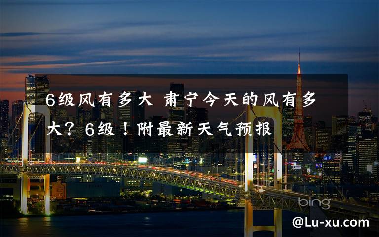 6级风有多大 肃宁今天的风有多大?6级!附最新天气预报