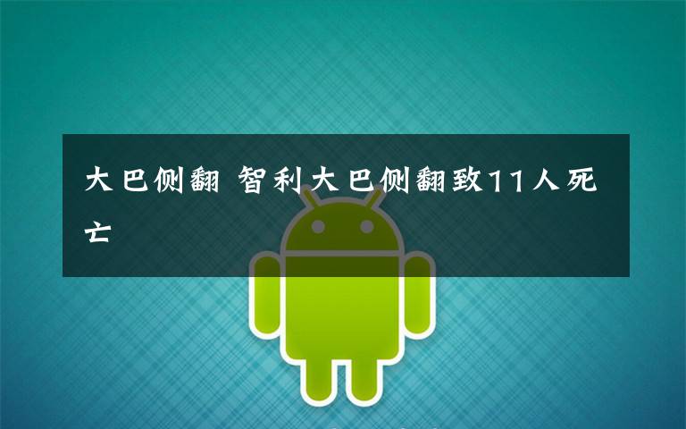 大巴侧翻 智利大巴侧翻致11人死亡