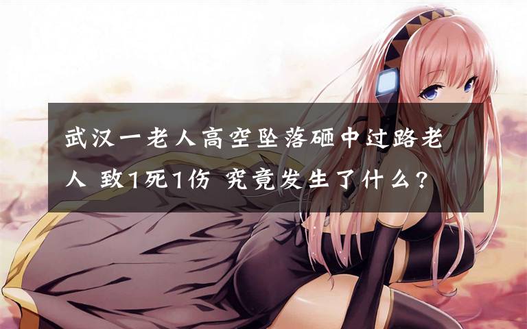 武汉一老人高空坠落砸中过路老人 致1死1伤 究竟发生了什么?