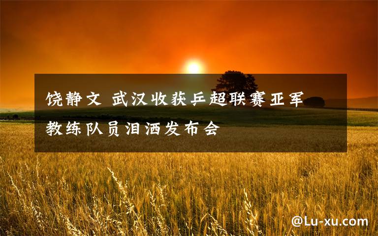 饶静文 武汉收获乒超联赛亚军 教练队员泪洒发布会