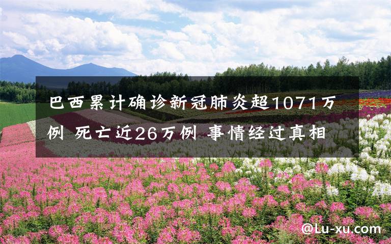 巴西累计确诊新冠肺炎超1071万例 死亡近26万例 事情经过真相揭秘!