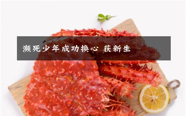 濒死少年成功换心 获新生