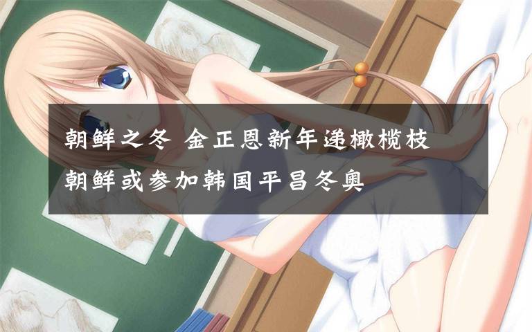 朝鲜之冬 金正恩新年递橄榄枝 朝鲜或参加韩国平昌冬奥