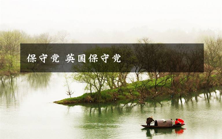 保守党 英国保守党