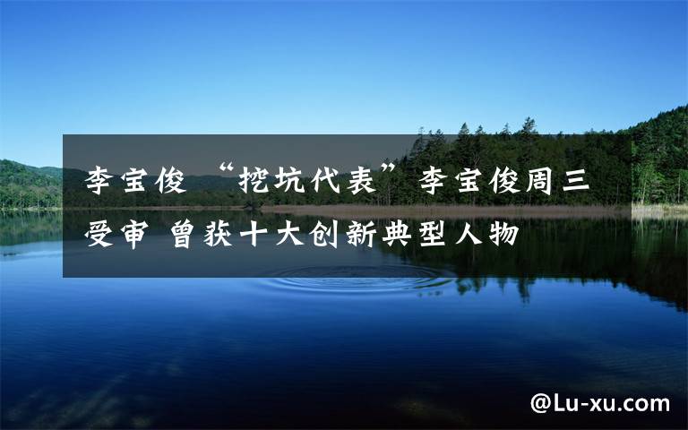 李宝俊 “挖坑代表”李宝俊周三受审 曾获十大创新典型人物