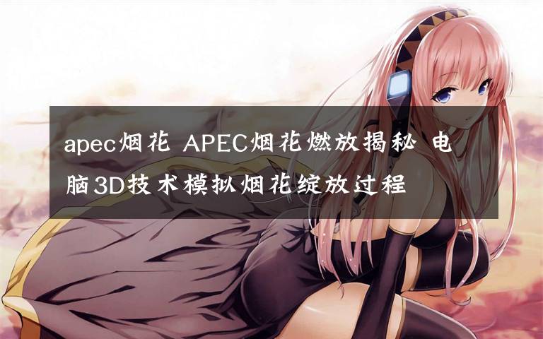 apec烟花 APEC烟花燃放揭秘 电脑3D技术模拟烟花绽放过程