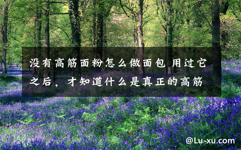 没有高筋面粉怎么做面包 用过它之后,才知道什么是真正的高筋面粉,从没想过自己可以做出这么好吃的面包来!