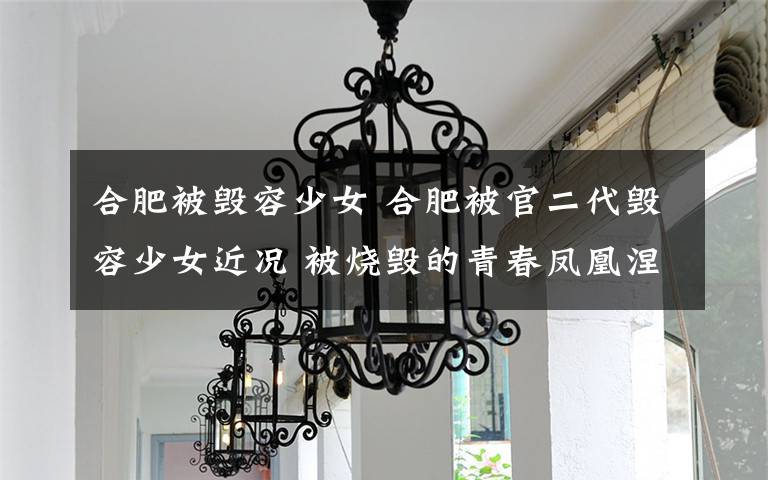 合肥被毁容少女 合肥被官二代毁容少女近况 被烧毁的青春凤凰涅槃人生路回顾