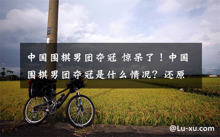 中国围棋男团夺冠 惊呆了!中国围棋男团夺冠是什么情况?还原赛事详情始末