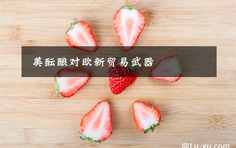  美酝酿对欧新贸易武器