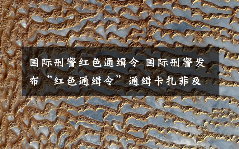 国际刑警红色通缉令 国际刑警发布“红色通缉令”通缉卡扎菲及其子赛义夫