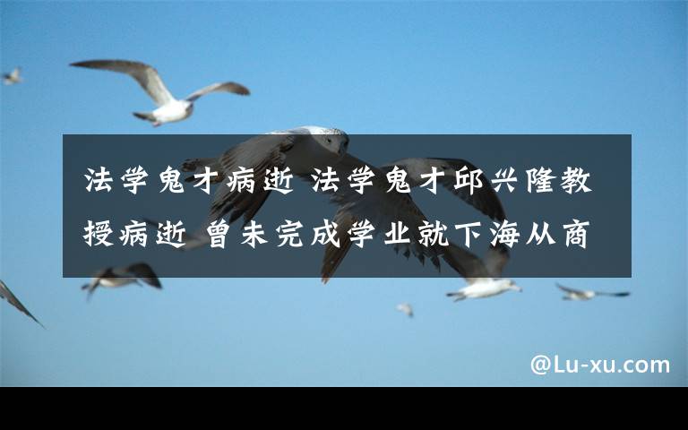 法学鬼才病逝 法学鬼才邱兴隆教授病逝 曾未完成学业就下海从商