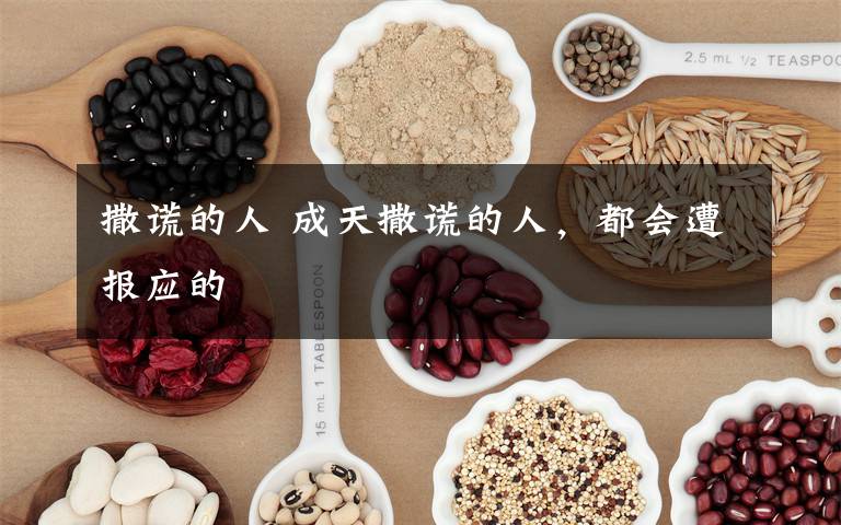 撒谎的人 成天撒谎的人,都会遭报应的